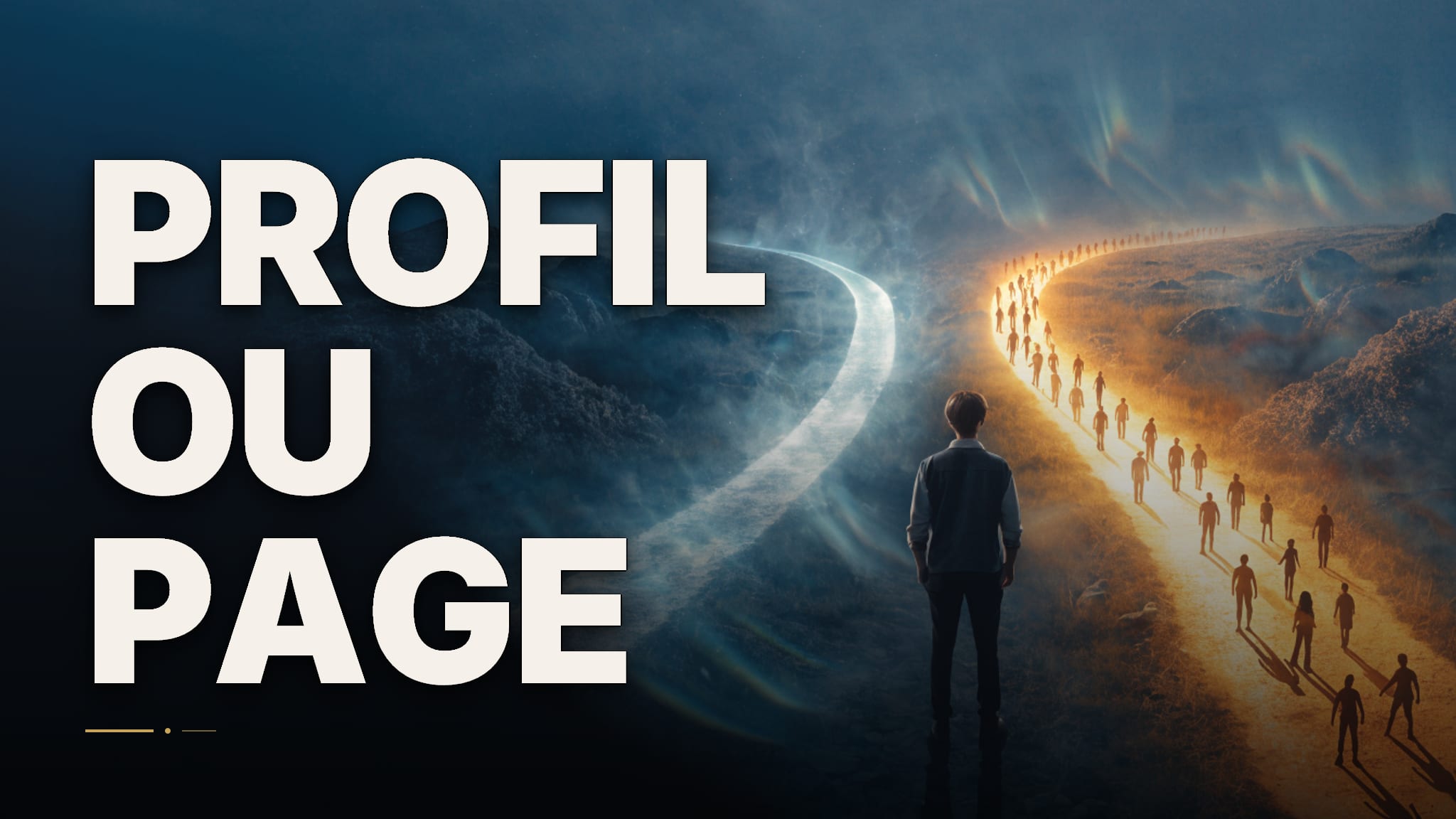 Profil ou page Facebook : que choisir pour attirer des vendeurs ?