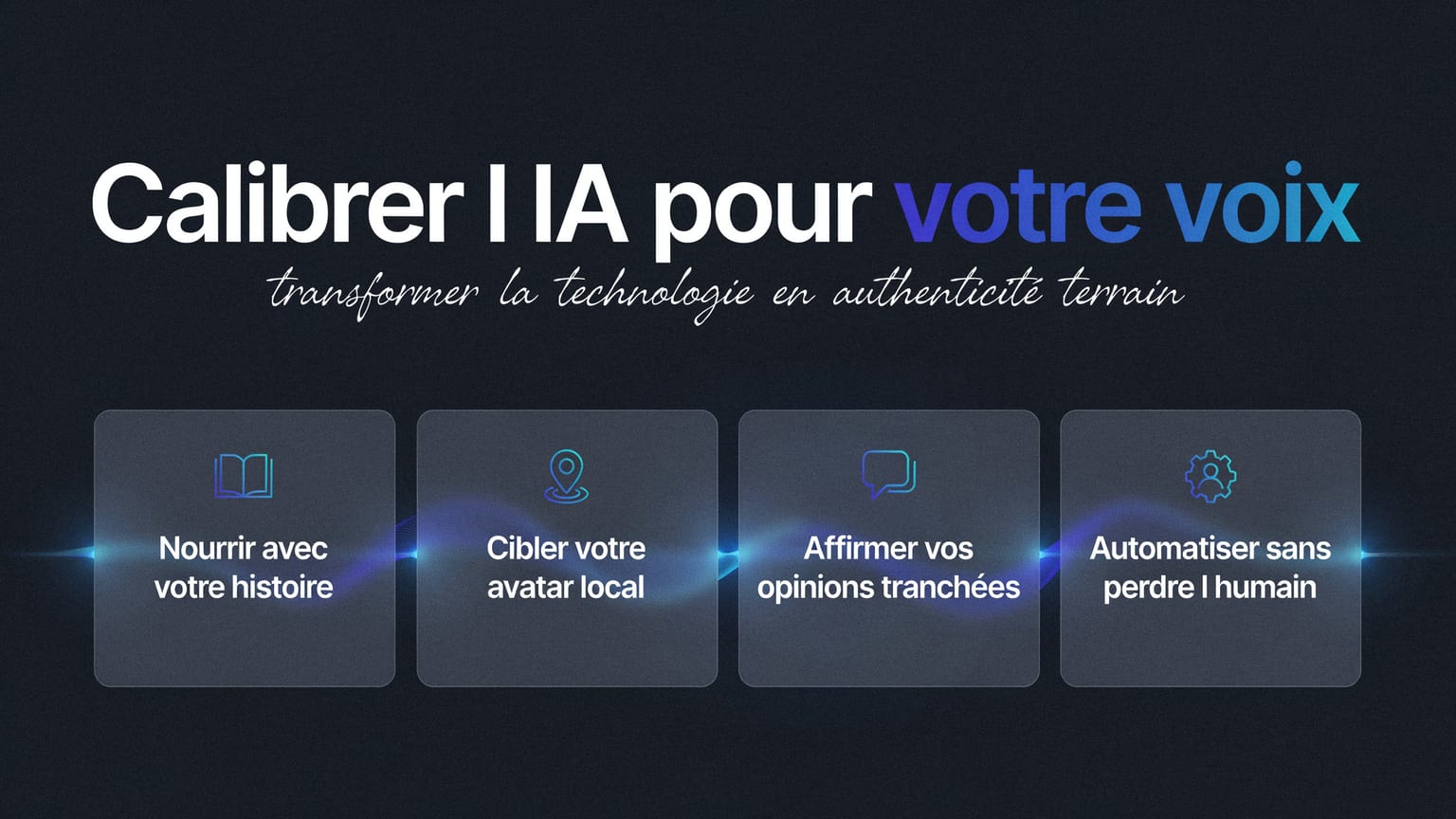 Schéma : Calibrer l IA pour votre voix