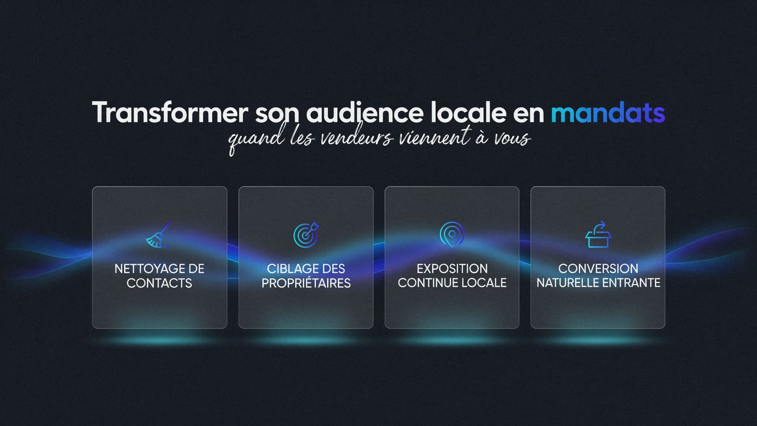 Schéma : Transformer son audience locale en mandats