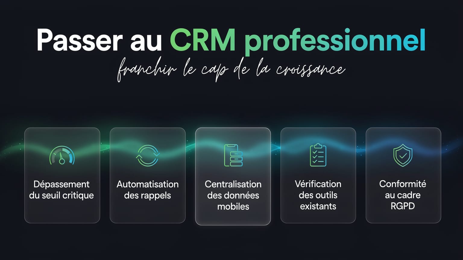 Schéma : Passer au CRM professionnel