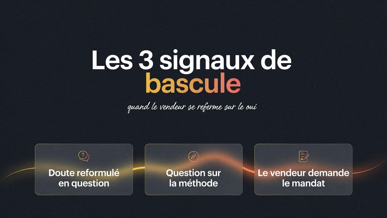 Schéma : Les 3 signaux de bascule