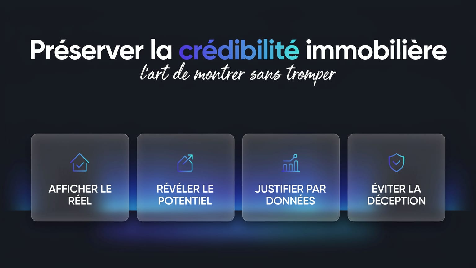 Schéma : Préserver la crédibilité immobilière
