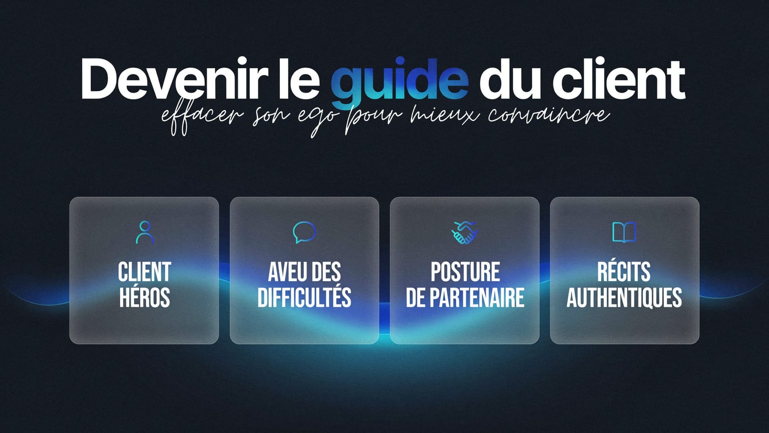 Schéma : Devenir le guide du client
