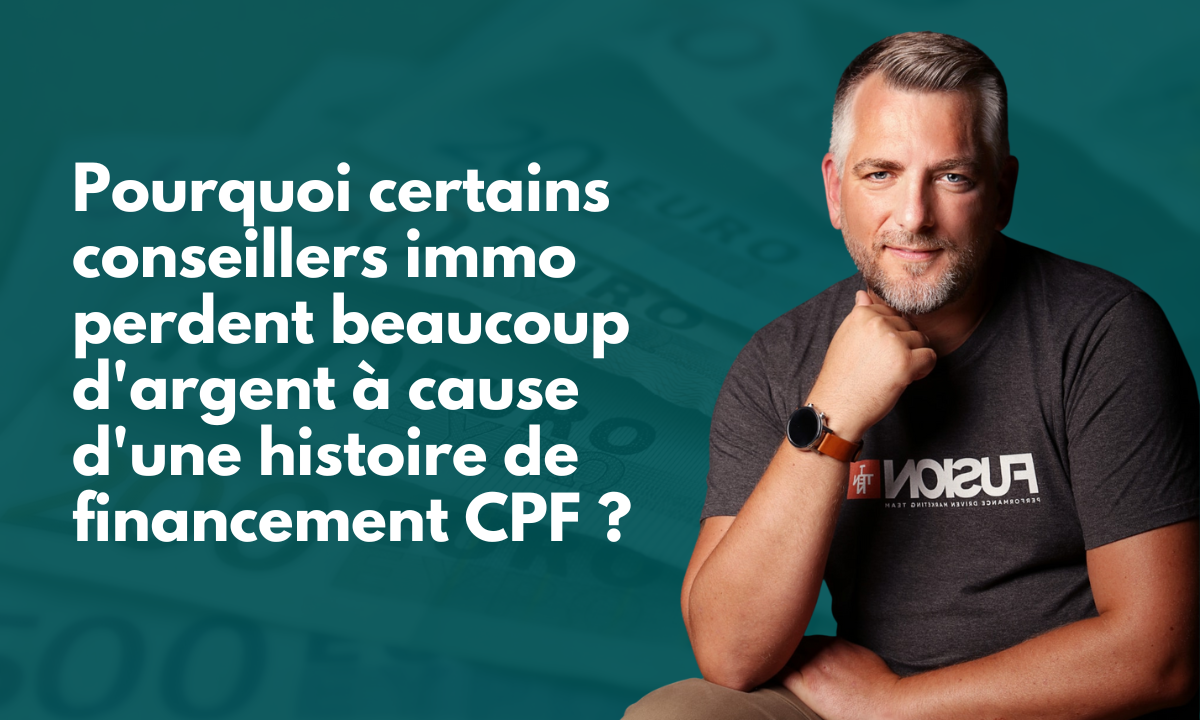 Formation CPF Conseiller immobilier : pourquoi vous perdez de l’argent ?