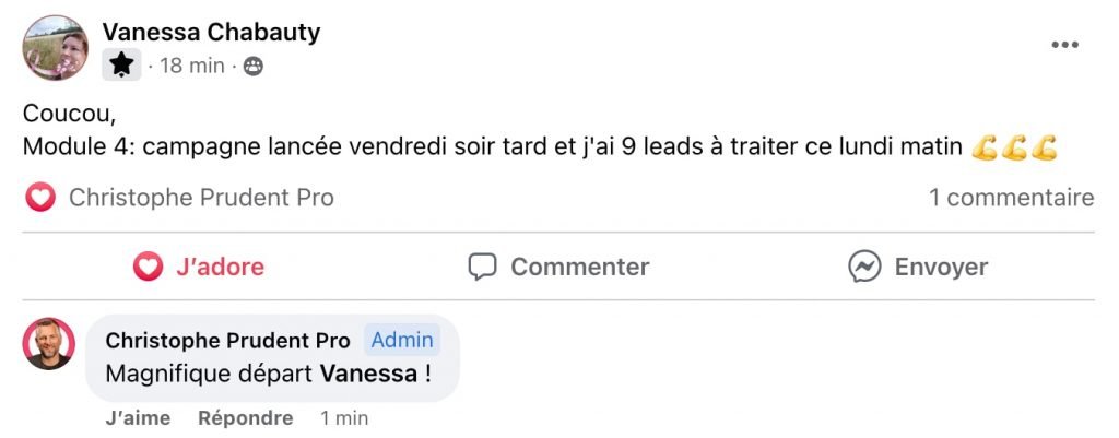 Temoignage de Vanessa