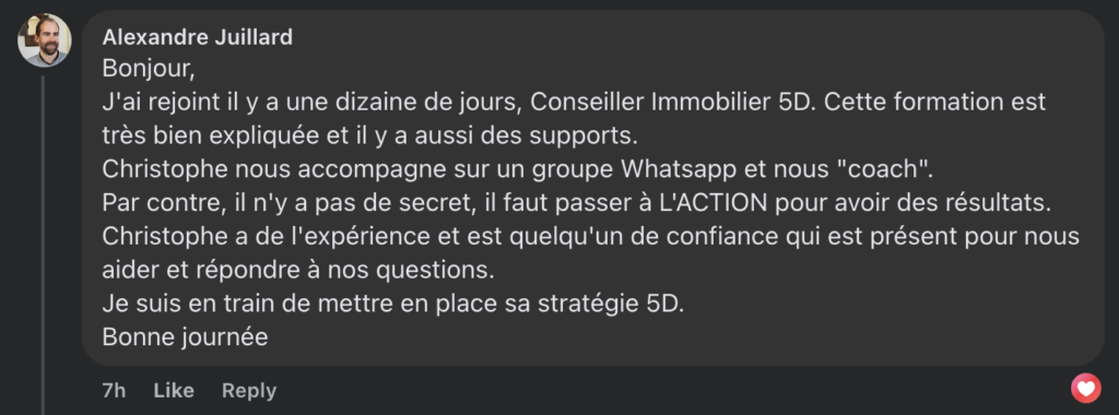 Temoignage Alexandre Juillard
