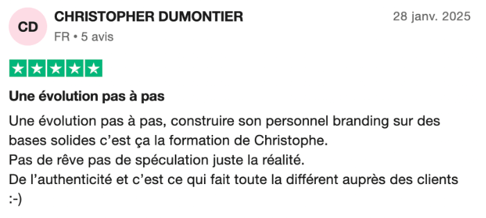 Temoignage Christopher