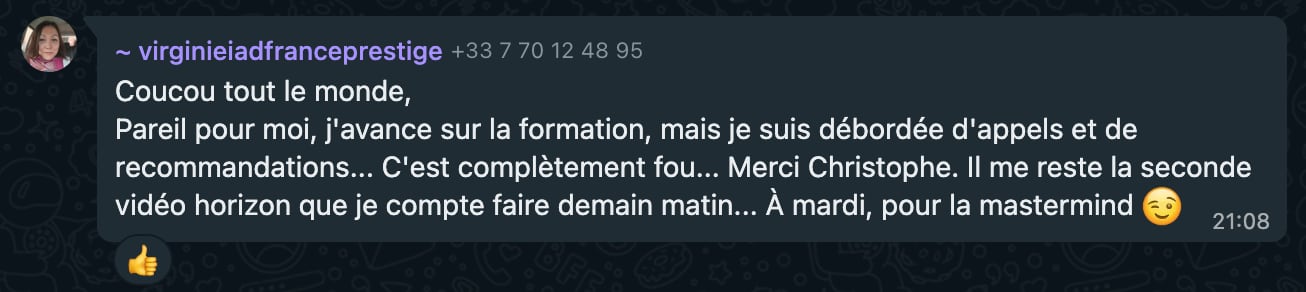 Temoignage Virginie