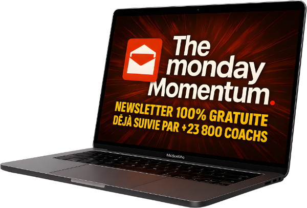 Mockup The Monday Momentum la newsletter de Christophe Prudent